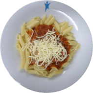 Pasta (81) mit deftigen Wurstgulasch (2,3,8,22,81) 