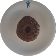 Heute als Menüzugabe: 'Black Donut' (19,81)