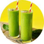 Feldsalat Mango- Banane Smoothie 