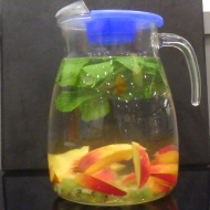 Aqua Natura - Heutige Kreation: Pfirsisch-Kiwi-Minze