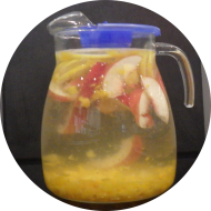 Aqua Natura - Heutige Kreation: Mango-Pfirsich-Zitrone