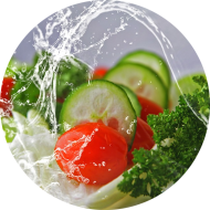 verschiedene frische Salate