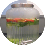Aqua Natura - Heutige Kreation: Apfel-Limette-Basilikum