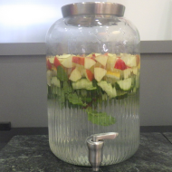 Aqua natura - Heutige Kreation: Apfel-Zitrone-Minze-Gurke