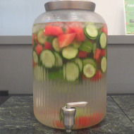 Aqua Natura - Heutige Kreation: Gurke - Wassermelone - Minze