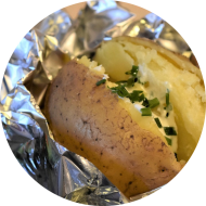 Ofenkartoffel mit Schinken-Champignons-Ragout (2,3,8,19,81)